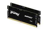 Kingston FURY Impact PnP 32GB (2x16GB) 5600MT/S DDR5 CL40 SODIMM Gaming Speicher für Laptop Kit mit 2 - KF556S40IBK2-32