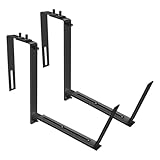 Blumenkastenhalter – Blumenkastenhalter, verstellbare Blumenkastenhalterungen aus Eisen | Wandaufhängung für verstellbare Fensterboxen, 2 Stück