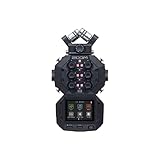 ZOOM H8 Handy Recorder – 12-Spur-Audiorekorder mit Touchscreen und App-Bedienung, austauschbaren Mikrofonkapseln und USB-Audiointerface – Ideal für Musik, Podcast, Field Recording – Schwarz