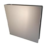 Posse Box Ringbuch mit 3 Ringen, 5,1 cm, RD-29, eloxiertes Aluminium, silberfarben, 29,8 x 26,7 x 5,1 cm, Aufbewahrungs-Organizer