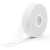 SUPVAN KATASYMBOL wasserfeste Endlos-Etikettenband 15 mm x 6 m für E10 / E11 / E16 Etikettendrucker, schwarz auf transparent