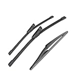 Madehitr Scheibenwischerblätter Compatible für Citroen DS3 DS 3 2009 2010 2011 2012 2013 2014 2015 2016 Auto-Scheibenwischer-Set, langlebige Sichtzubehör