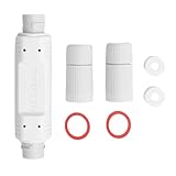 Aramox Wasserdichter POE-Extender, Outdoor 1000Mbps Langstrecken-POE-Repeater für Sicherheitskameras Türklingeln