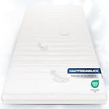 RELLINGER® Matratze 90x200 cm - Höhe 10 cm [HÄRTEGRAD H2] - ÖkoTex Zertifizierte Rollmatratze (Made in Europe) - Orthopädische Komfort- Kaltschaummatratze - Bezug bis zu 60 °C Grad waschbar