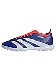 adidas Unisex Predator League Football Boots Turf Fußballschuhe, Lucid Blue/Cloud White/Solar Red, 46 EU