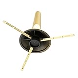 NULYLU 3 Kleine Ständer Gold Trompetenstützhalter Faltbarer Trompetenhalter Trompetenhalter Stütze Posaunenständer Metall Trompetenständer Trompetenhorizontalhalter Ständer