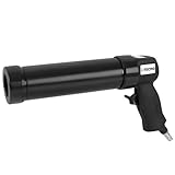 TECPO Druckluft Kartuschenpresse mit stufenlose Mengenregulierung und Flussautomatik für Silikonpresse, Acrylpresse, Fettpresse