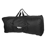 FONDOTIN BBQ-Kit grilltonnen Grill Tonne Grillkoffer Picknick Grilltasche Picnic Bag Tasche für Picknick-Kochutensilien Grillveranstalter Grilltaschen Campingversorgung Oxford-Stoff Black
