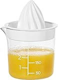 GastroMax Zitruspresse - Einfaches Entsaften von Limetten, Zitronen und Orangen - ml-Markierungen - Langlebiger SAN-Kunststoff - Spülmaschinenfest - BPA-frei - Hergestellt in Schweden