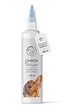 Annimally Ohrenreiniger Hund und Katze 250ml Ohrreiniger mit Kamille, Ringelblume und Propolis - Hunde Ohrenreiniger auch für Katze, Pferd und Kleintier Ohren - Schonende Ohrreiniger für Hunde