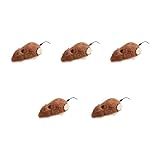 YiNLuax Simulation Landen Plüsch Racing Jumping Ratte Plüsch Mäuse Realistisch Aussehendes Haustier Mit Wirbelner Schwanz Spring Up Maushundspielzeug Spielzeug Spielzeug Interaktives Geschenk