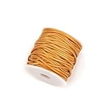 CIVIOOH 10 Yards/Rolle 0,5 mm - 2 mm gewachste Baumwollkordel Faden Schnur Riemen Halskette Seil Perle für DIY Armband Schmuck