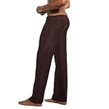 Jogginghose Herren Baumwolle Jogginghose Lang Sweathose Regular Fit mit Taschen Sweatpants Fitness Training Pants Breite Freizeithose Bequeme Trainingshose Stretch Cargohose Fitnesshose Freizeithosen