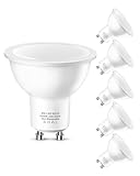 GU10 LED Warmweiss Lampe, 9W 3000K 800 Lumen Warmweiß Glühbirnen,Ersetzt 80W Halogen Leuchtmittel, Abstrahlwinkel 120° Reflektorlampen,Nicht Dimmbar Led Birnen,6 stück