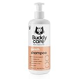 Buddycare Pfirsich-Katzenshampoo – Tiefenreinigendes Shampoo für Katzen – fruchtig duftend – mit Aloe Vera und B5 – 500 ml