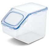 LocknLock PP Classic Küchen Caddy mit Klappdeckel | 5L | 25,7 x 15,7 x 19,1 cm | 100 % luftdicht-& auslaufsichere Schüttdose | Luftdichte Aufbewahrungsbox für Lebensmittel | Müslispender
