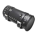 Satteltasche Moto Universal Schwarze Gepäckrolle Werkzeugaufbewahrungstasche Motorrad-Werkzeugtasche Kofferraum-Satteltasche Wasserdichter Werkzeugkasten Satteltasche Koffertasche Gepäck