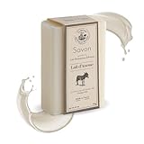 Feste Bio - Eselsmilchseife - Duftseife mit Eselsmilch - 98% pflanzliche Inhaltsstoffe - Hergestellt in der Provence - Hand & Körper 115 g