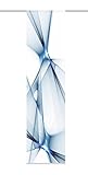 Home fashion Franklin Schiebevorhang, Canvas, Blau, 245X60 cm