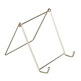 PRETYZOOM Metall Bilderrahmen Aufsteller Klappbar Stabile Halterung Für Fotoalben Kalender Bücher Urkunden Auszeichnungen Vielseitiger Displayständer Modernes Design Für Tischplatte Und