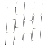 jojofuny 12 Stück Teiliges Lesezeichen lupen aus Robustem PVC Große Rechteckige Vergrößerungslinsen für Entspanntes Lesen für Senioren und Brillenträger Dünne Flexible Leselupen für