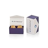 Meditation Qi-Gong-Kugel Paar | Yin Yang Steinkugel | STEIN JADE Gelb | Größenauswahl (Ø 35 mm)