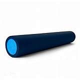Kawanyo – Pilates Rolle 90 cm für Stabilitäts- & Balanceübungen – Übungshilfe zum Pilatestraining – Yoga Rolle aus Hartschaum für Yoga, Fitness, Gymnastik, Reha & Therapie - Dark Edition