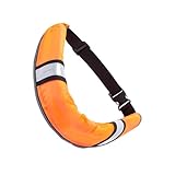 Gürtel, Einstellbare aufblasbare Schwimmweste, Wassersicherheitswerkzeug für Schwimmbad Reise Freizeitboot Fische Schnorcheln Wakeboard Paddeln