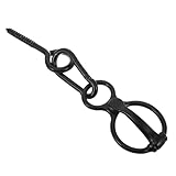COLLBATH Reitseilschnalle Horse Accessories Krawattenring pferdeseile stallzubehör Black
