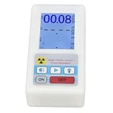 Pssopp BR-6 Geigerzähler, ABS-Material, Leicht Ablesbar, Multifunktionaler Nuklearstrahlungsdetektor für Sicherheitsüberwachung und Feldarbeit
