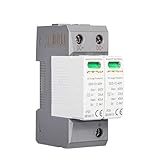 Hausblitzschutz PV SPD 2P DC 600V 20-40KA Beschützer Blitzableiter Niederspannungsschutz EKU5-T2-40PV-2M600