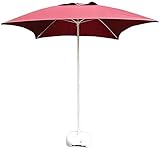 ZANWE Sonnenschirm, Gartenschirm, quadratisch, für Terrasse, Gartentisch, ideal für den Außenbereich, Strand, kommerzielle Veranstaltungen, Märkte, Swimmingpools, 200 cm