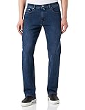 Pierre Cardin Herren 5-Pocket Dijon Jeans, Dark Blue Used, 38W / 34L