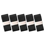 5-teiliges praktisches Griffband-Set für Schläger, hervorragende Traktion, Badminton-Overgrips mit langem Timing-Griff, rutschfester Badmintonschläger