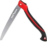 FLORA GUARD 30 cm Klappsäge, robuste Astsäge hochwertiger SK5 Stahl, Handsäge für Camping in Holz, trockenes Holz, Astsäge mit 3D Rasierzahnung