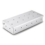 Cold Generator Edelstahl Barbecue Grill Kochwerkzeuge Fisch Holzspäne Box Grillzubehör Barbecue Räucherbox Pellet Holzspäne Grill Holzkohlegrill