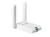TP-Link TL-WN822N High Gain WLAN Stick Adapter (bis zu 300Mbit/s, WPS, Externe High-Gain-Antenne, mit USB-Verlängerungskabel, unterstützt Windows 10/8.x/7/XP, Mac OS 10.9~10.13, Raspberry Pi) weiß