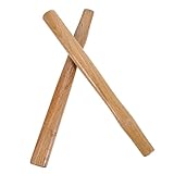 POPETPOP 2 Stück Teiliges Holzhammergriff mit Rutschfestem Stoßdämpfendem Griff für Klauenhammer Fäustel und Rundhammer Einfache Montage Glatte Oberfläche Robustes Handwerkzeug für Garten