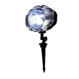 UCAMI Solarlampen Für Außen, Projektionslampe Außen Rotierende Projektionslampe Garten Dekorative Rasenlampe Effektstrahler