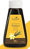 Vanille Paste, Bourbon Vanillepaste, 270g, Praktische Tube - Mit echter Bourbon Vanille aus Madagaskar, Vegan, Zum backen Extrakt aus Vanilleschoten