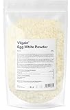 Vilgain Eiklarpulver - 500g Reines Eiweiß Pulver, Backen & Kochen, Fettfrei & Zuckerfrei, Proteinreich für Muskelaufbau & Diät, Geschmacksneutral, Glutenfrei, Laktosefrei - Sport, Eiklar Protein