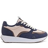 Kappa Logo Arvika 2 Bequeme und stilvolle Turnschuhe, Weiß/Blau, Größe 43