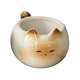 Arroopu Siamesische Katzentasse, 210 ml, Keramik, Teetasse, Kaffeetasse, süßes Kätzchen, Tee, Kaffee, Morgenbecher, Wasserbecher, Wasserflasche, Wasserflasche, Frauen, Bewässerungszubehör für Milch