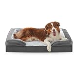 Pawk Orthopädisches Hundebett Grosse Hunde, Memory Foam Hundekorb Mittelgroße Hunde, Hundebetten Waschbar, Abnehmbarem rutschfest Hundesofa,89x64x17cm