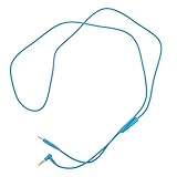 Happyyami Kopfhörerkabel Verdrahtet Ohr Kopfhörer-verlängerungsleitung Ersatz Biegen Langlebiges Kopfhörer-audiokabel Kabel Für Kopfhörer Headset-kabel Sky-blue Weiches Gummi