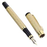 Angoily Kalligraphie Füller Feine Spitze Metall Schreibtinte Stift Langlebig für Schüler Büro Freunde