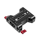 Mehrzweck-Kamera-Grundplatte, 15 mm, Stangenschienen, Klemmstativ, Montagegrundplatte, Aluminium, für DSLR-Rig-Systeme, Schnellwechsel-Basis-Set