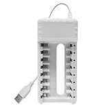 AAA AA Batterie AAA AA Batterie Ladegerät Wiederaufladbares Akku -Ladegerät (8 Slots)