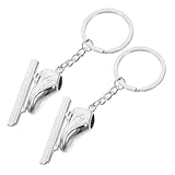 Ipetboom 2 Stück Roller Skating Schlüsselanhänger Kreativer Rollschuh Anhänger aus Zinklegierung Feine Verarbeitung Langlebig Stylisches Accessoire für Skating Fans und Geschenkideen