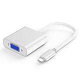 Gbloodst USB-C-Adapter, 1 VGA, Adapter Typ C, kompatibel mit Pro 2016/2017/2018, Air/Pro 2018, Book 2, Chromebook Pixel/XP